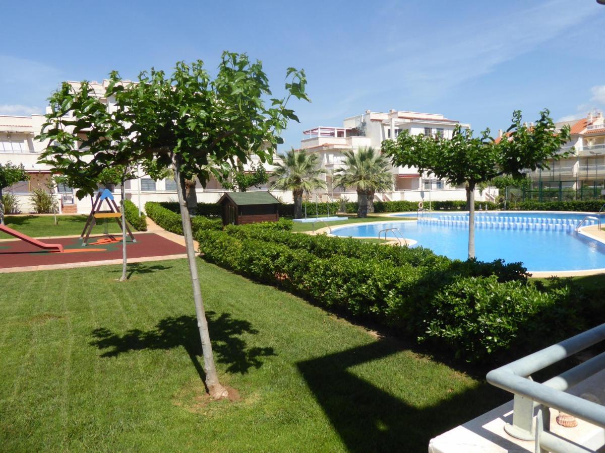 Bajo Con Terraza En Urbanizacion Familiar - Arenas Albert Villas Alcossebre Eksteriør billede